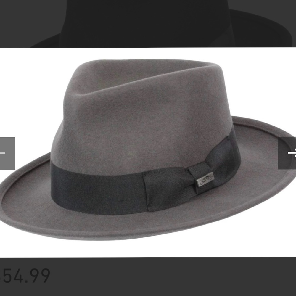 Conner Handmade Fedora Hat Gray - Picture 3 of 15